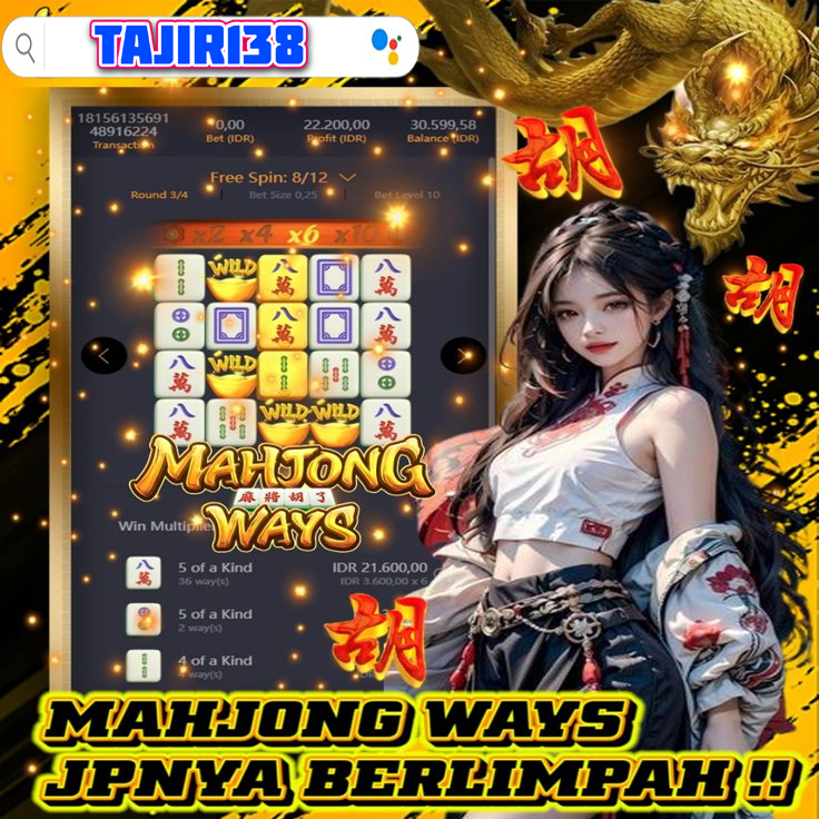 Tajir138 | Permainan Slot Mahjong Ways Jp Berlimpah Dahsyat image 1